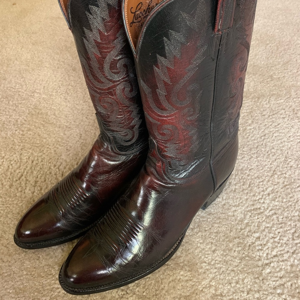 Lucchese Classics, 12D, USA-MADE black cherry!